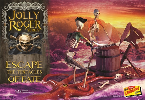 Lindberg Jolly Roger Series: Escape the Tentacles of Fate 1:12 Scale Model Kit