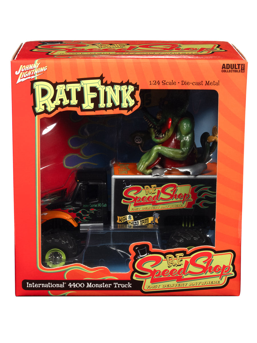 Johnny Lightning Rat Fink Speed Shop Monster Truck 1:24 Scale Diecast