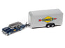Johnny Lightning 1955 Chevy Nomad w/Enclosed Trailer (Sunoco) 1:64 Diecast