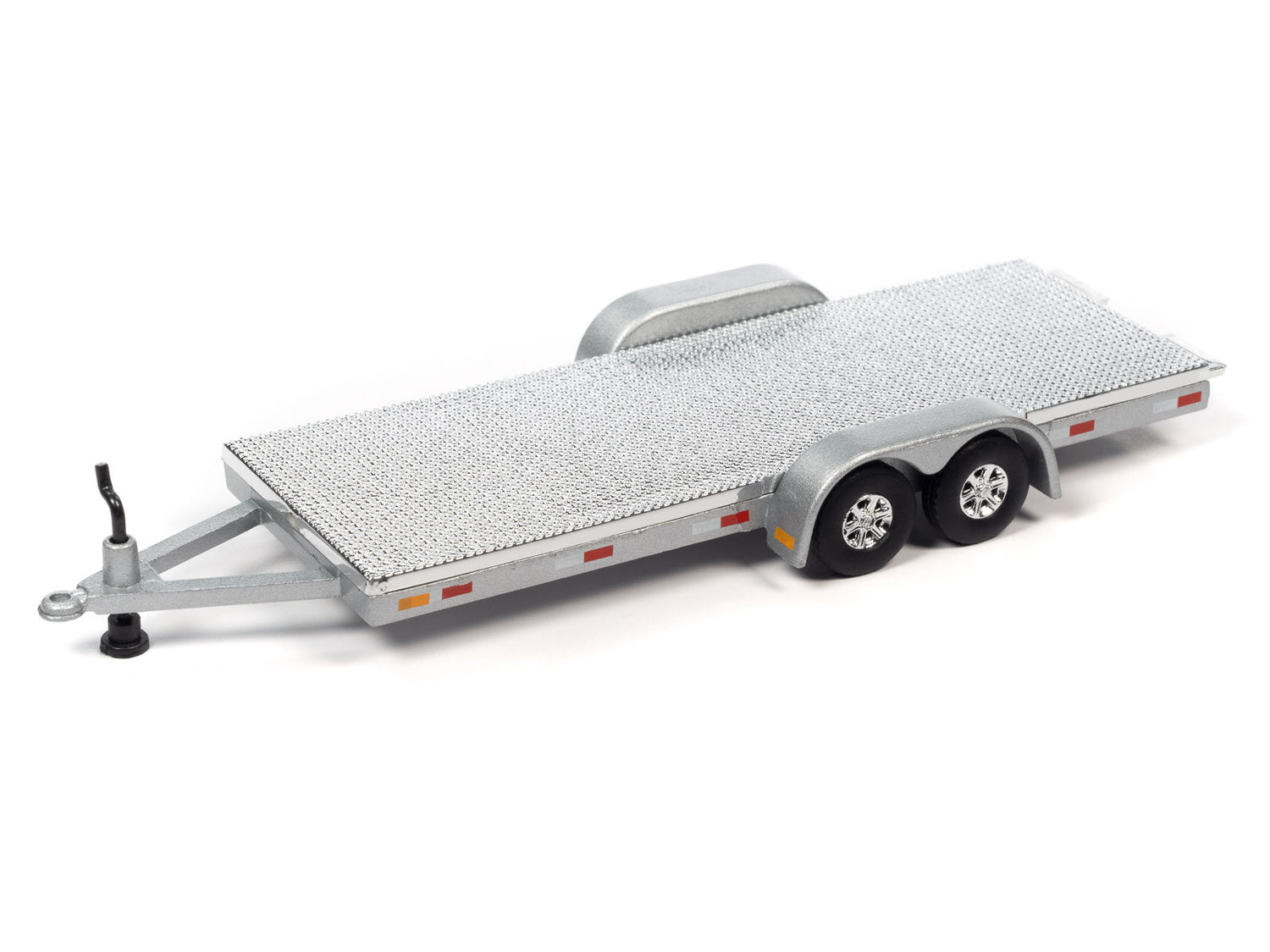Johnny Lightning 1983 Ford Ranger w/Open Trailer (Metallic Silver) 1:64 Diecast