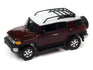 Johnny Lightning 2010 Toyota FJ Cruiser w/Camping Trailer (Brick Red) 1:64 Diecast