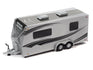 Johnny Lightning 2010 Toyota FJ Cruiser w/Camping Trailer (Dark Green) 1:64 Diecast