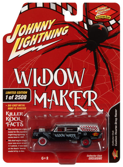 Johnny Lightning Custom Hearse Widow Maker (JL Collector Club Exclusive) 1:64 Scale Diecast