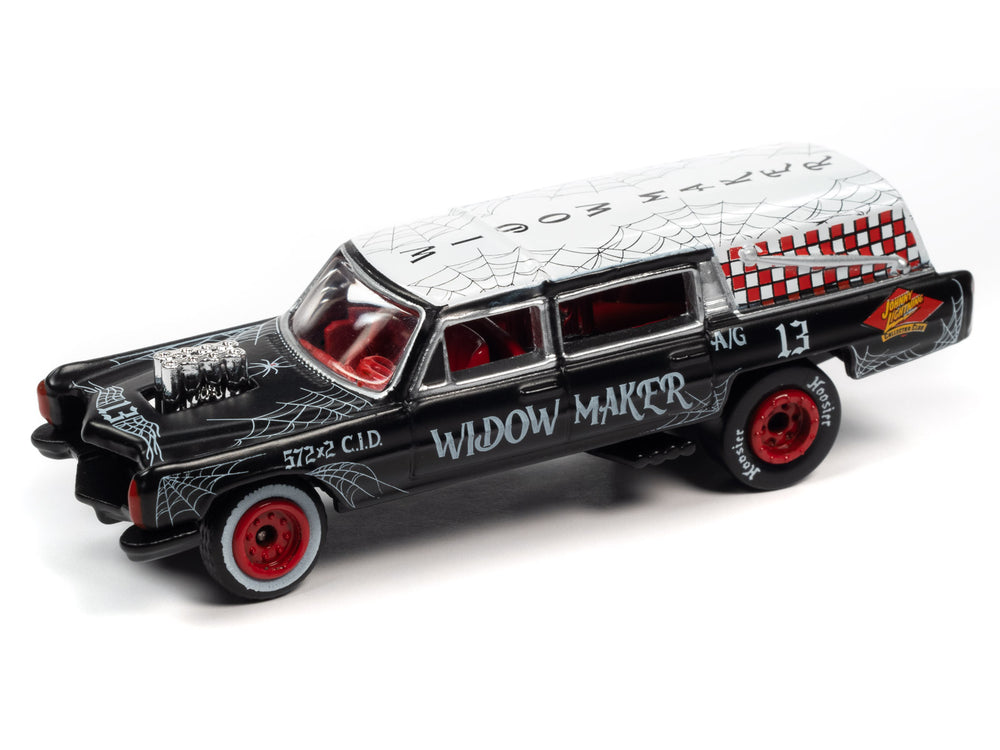 Johnny Lightning Custom Hearse Widow Maker (JL Collector Club Exclusive) 1:64 Scale Diecast