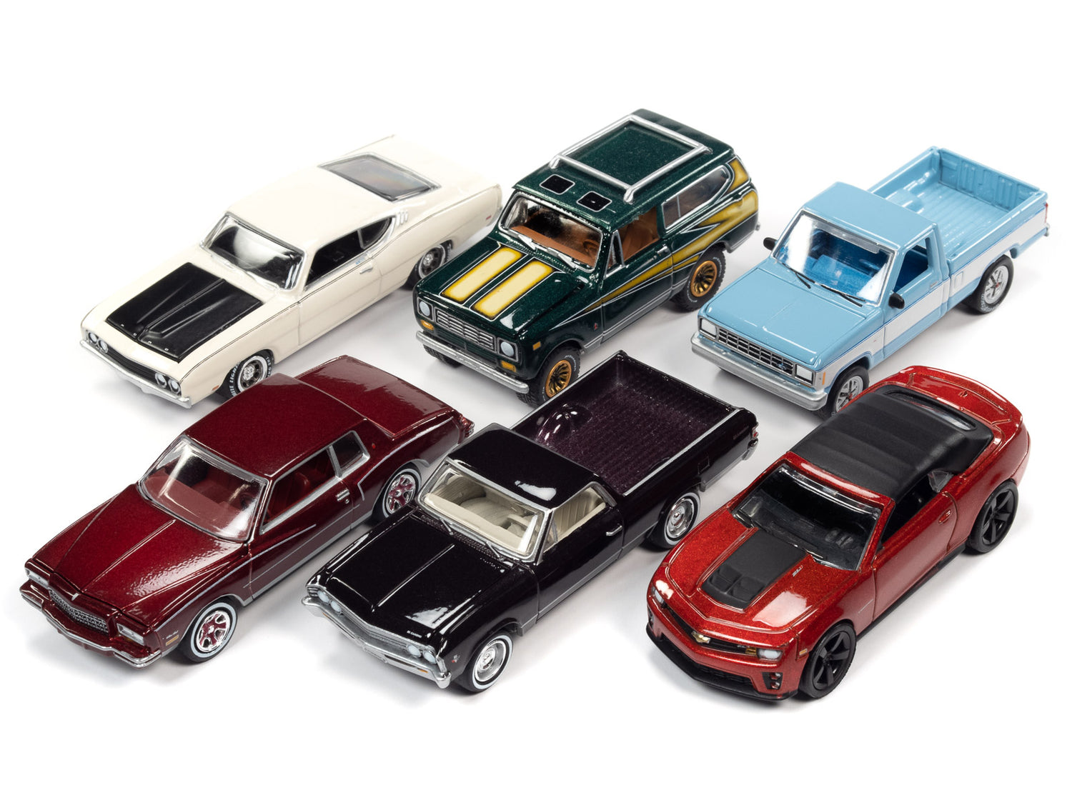 Johnny Lightning Classic Gold 2022 Release 1 Set A (6-Car Set) 1:64 Diecast