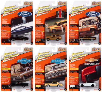 Johnny Lightning Classic Gold 2022 Release 1 Set B (6-Car Set) 1:64 Diecast