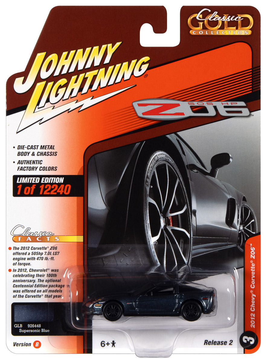 Packaged Corvette Z06 in classic gold collection Version B