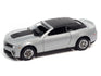 Johnny Lightning 2012 Chevrolet Camaro ZL1 Convertible (Silver) with Collector Tin 1:64 Diecast