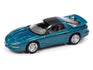 Johnny Lightning 1994 Pontiac Firebird T/A - (Light Teal Poly) with Collector Tin 1:64 Diecast