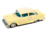 Johnny Lightning 1955 Chevy 210 (Harvest Gold w/Indian Ivory Roof) with Collector Tin 1:64 Diecast