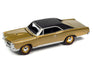 Johnny Lightning 1967 Pontiac GTO (Tiger Gold Poly w/Flat Black Roof) with Collector Tin 1:64 Diecast