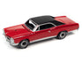 Johnny Lightning 1967 Pontiac GTO (Cardinal Red w/Flat Black Roof) with Collector Tin 1:64 Diecast