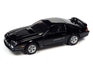 Johnny Lightning 1989 Chevrolet Camaro IROC Z-28 (Gloss Black w/IROC-Z Graphics) with Collector Tin 1:64 Diecast