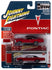 Johnny Lightning 1967 Pontiac GTO (Cardinal Red w/Flat Black Roof) with Collector Tin 1:64 Diecast