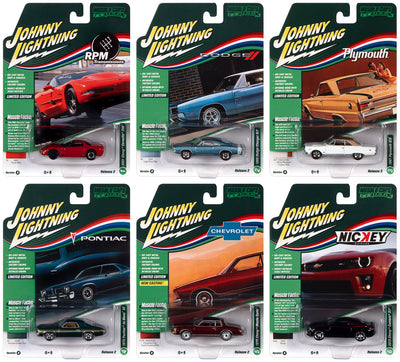 Johnny Lightning Muscle Cars USA 2022 Release 2 Set A (6-Car Sealed Case) 1:64 Diecast