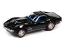 Johnny Lightning Muscle Cars 1969 Chevrolet Corvette (MCACN) (Gloss Black) 1:64 Scale Diecast
