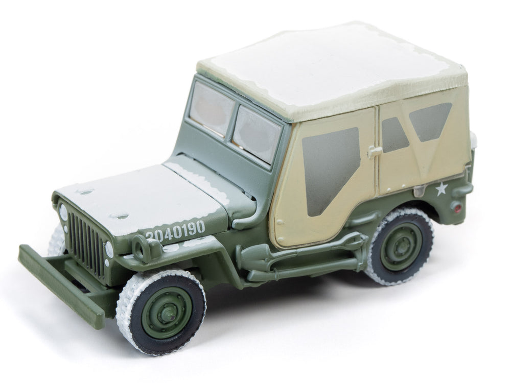 Johnny Lightning Military WWII Willys MB Jeep (1:64) Version B Diecast