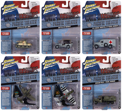 Johnny Lightning Military 2022 Release 2 Set A (6-Piece Sealed Case) Diecast