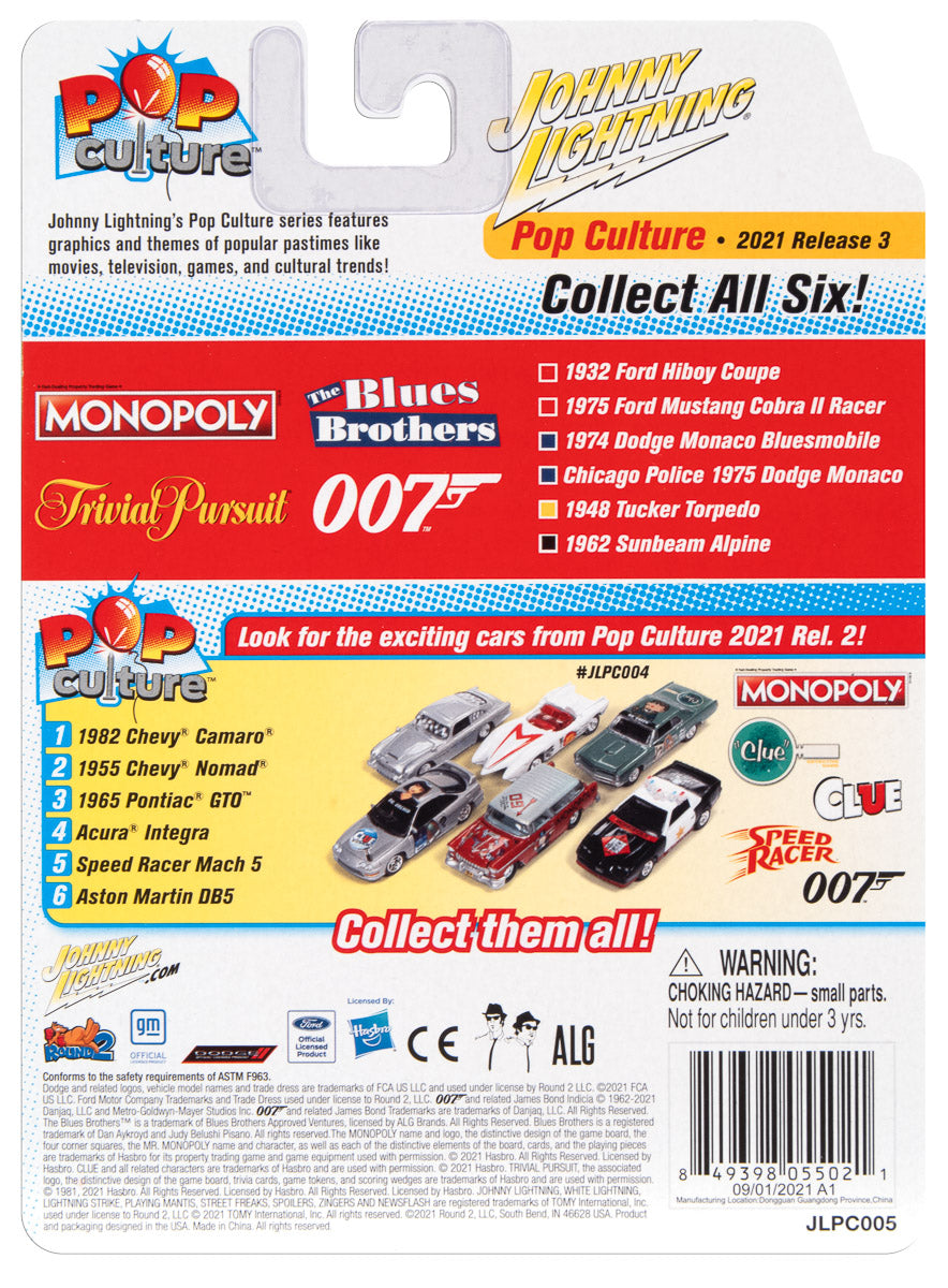 Johnny Lightning Monopoly 1932 Ford Hi Boy Coupe (Free Parking) 1:64 Scale Diecast