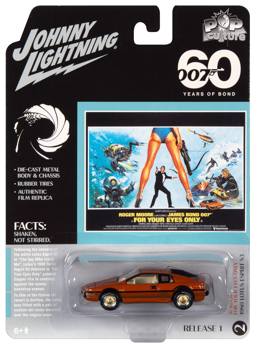 Johnny Lightning James Bond 1980 Lotus Turbo Esprit 1:64 Scale Diecast