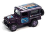 Johnny Lightning Modern Clue 1980 Toyota Land Cruiser  (Prof. Plum & Study & Dagger) w/Poker Chip 1:64 Scale Diecast