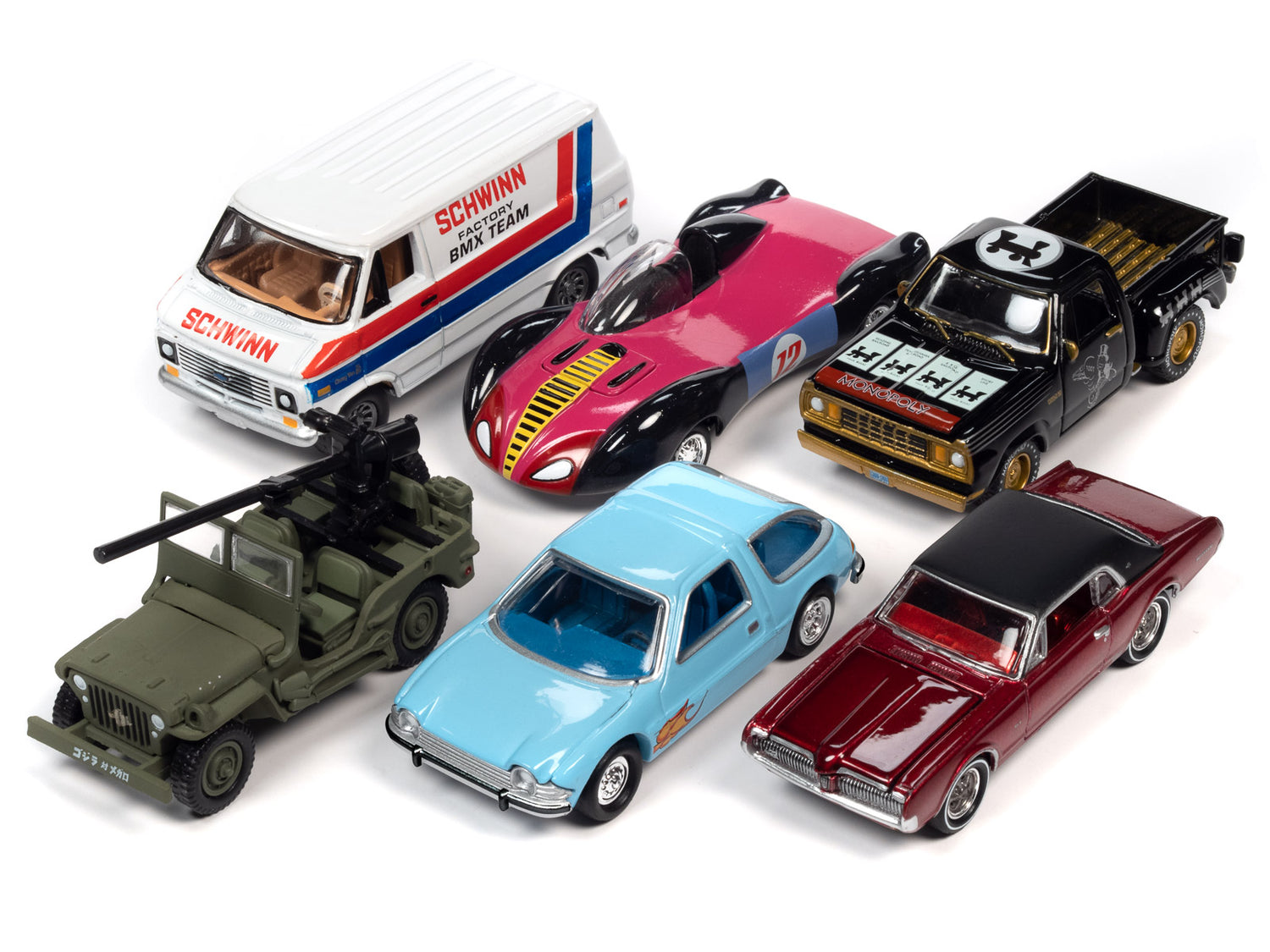 Johnny Lightning Pop Culture 2023 Release 1 (6-Car Sealed Case) 1:64 Diecast