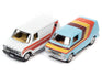 Johnny Lightning 2021 Release 4 Boogie Vans Version A (2-Pack) 1:64 Scale Diecast