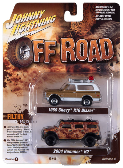 Johnny Lightning 2021 Release 4 Off Road Version A (2-Pack) 1:64 Scale Diecast