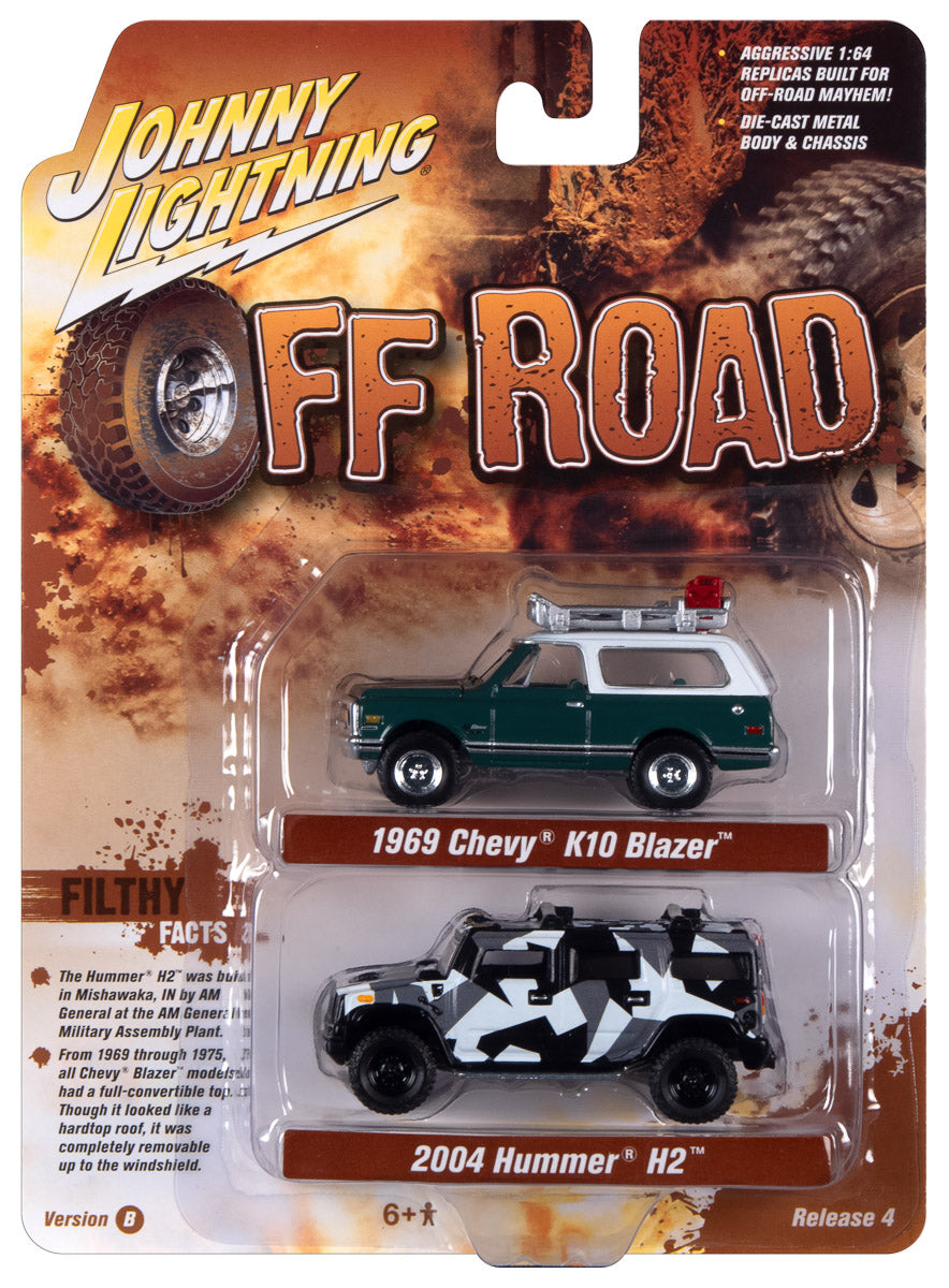 Johnny Lightning 2021 Release 4 Off Road Version B (2-Pack) 1:64 Scale Diecast