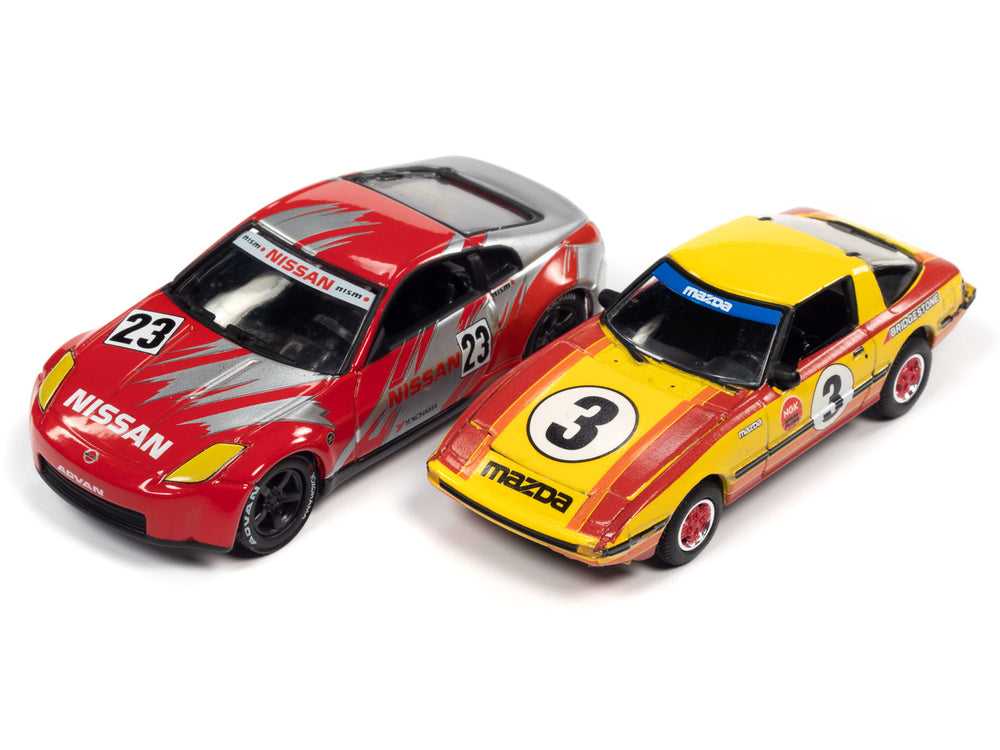 Johnny Lightning 2022 Release 1 Import Heat/GT Version A (2-Pack) 1:64 Scale Diecast