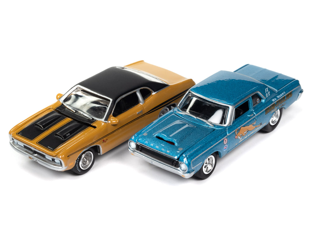 Johnny Lightning 2022 Release 3 Mr. Norm's Grand Spaulding Dodge Version B (2-Pack) 1:64 Scale Diecast