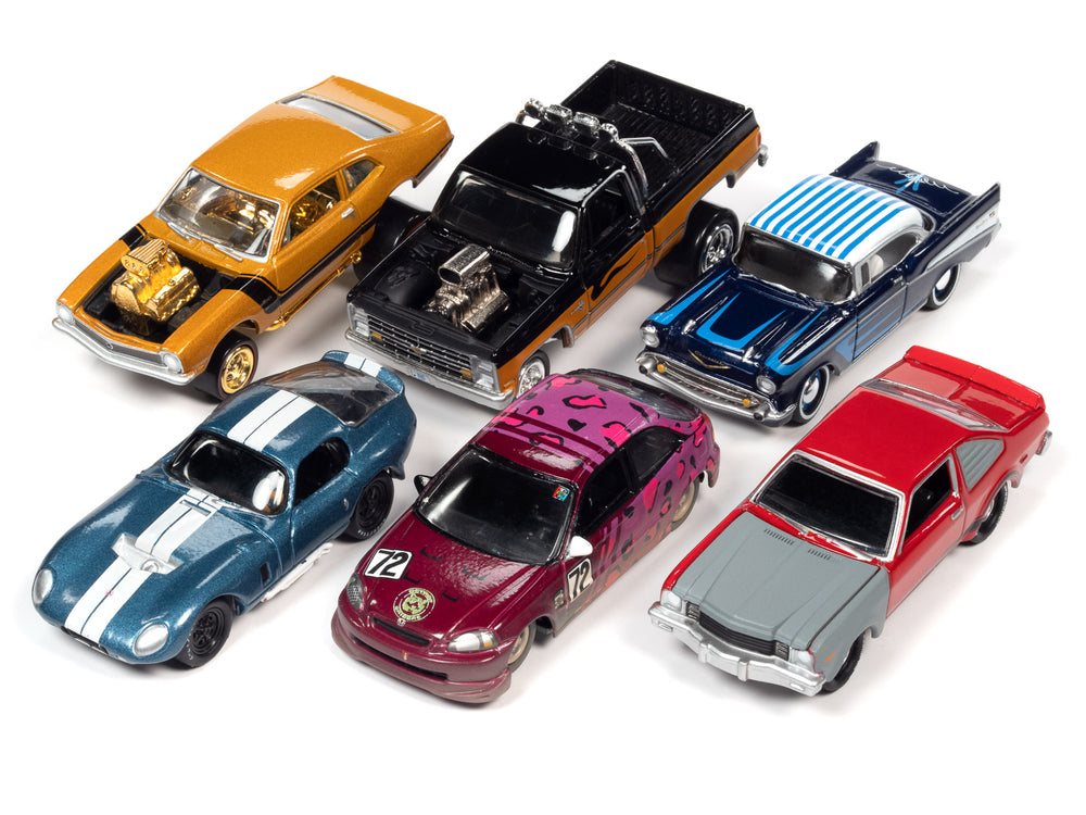 Johnny Lightning Street Freaks 2022 Release 1 Set B (6-Car Sealed Case) 1:64 Scale Diecast