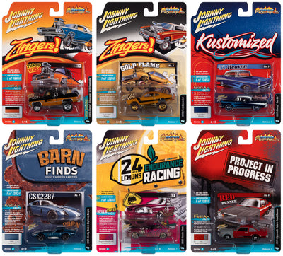 Johnny Lightning Street Freaks 2022 Release 1 Set B (6-Car Sealed Case) 1:64 Scale Diecast