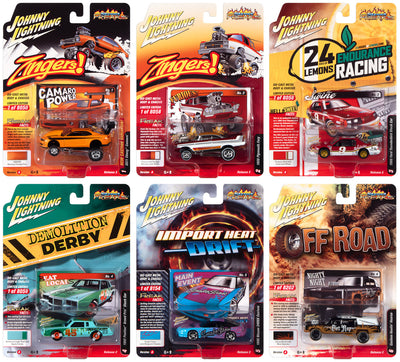 Johnny Lightning Street Freaks 2022 Release 2 Set A (6-Car Sealed Case) 1:64 Scale Diecast