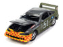 Johnny Lightning Street Freaks 1990s Ford Mustang Race Car (24hrs of LeMons) (Dark Silver/Army Green, Old Crows Graphics) 1:64 Scale Diecast