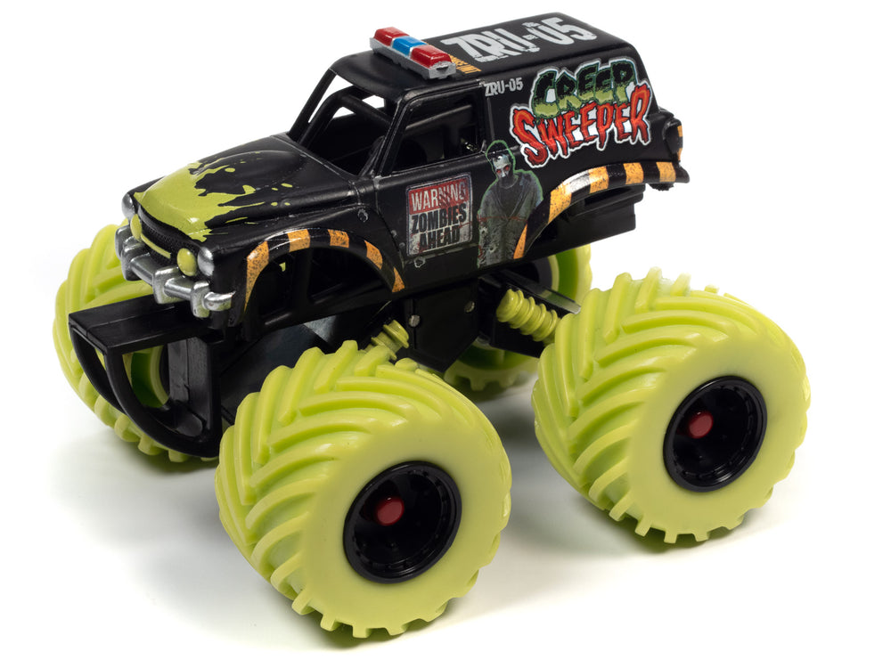Johnny Lightning Monster Truck Creep Sweeper Zombie Response Unit 1:64 Scale Diecast