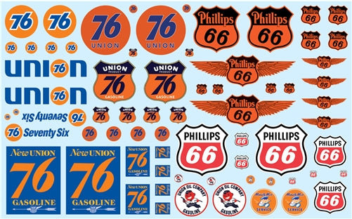 AMT Phillips 66 & Union 76 Trucking Decal Pack Decals 1:25 Scale