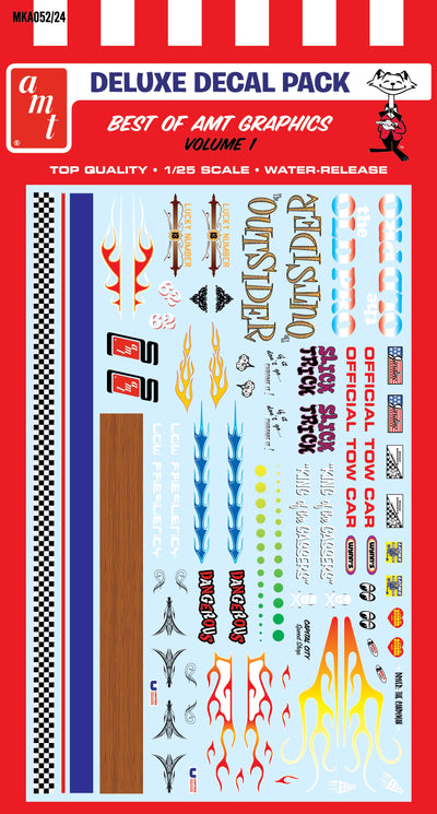 AMT Best of AMT Custom Graphics Decals Volume 1 1:25 Scale