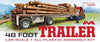 Moebius 48' Flatbed Trailer w/Cambered Deck 1/25 Scale Model Kit