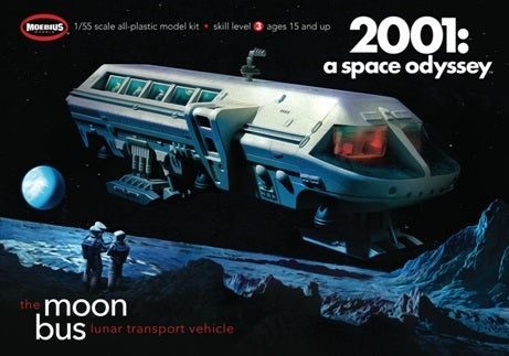 Moebius 2001 Space Odyssey: Moon Bus 1:50 Scale Model Kit