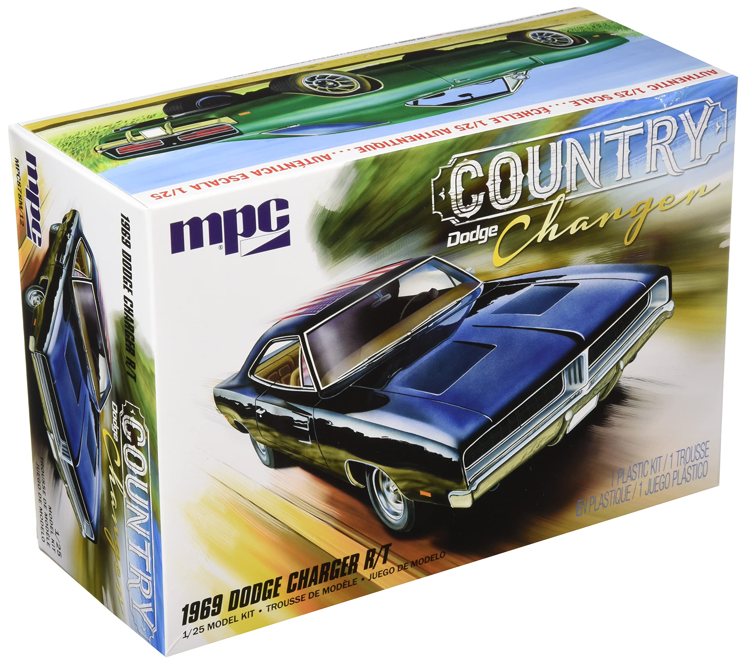 MPC 1/25 1969 Dodge Charger R/t City Slicker Plastic Model