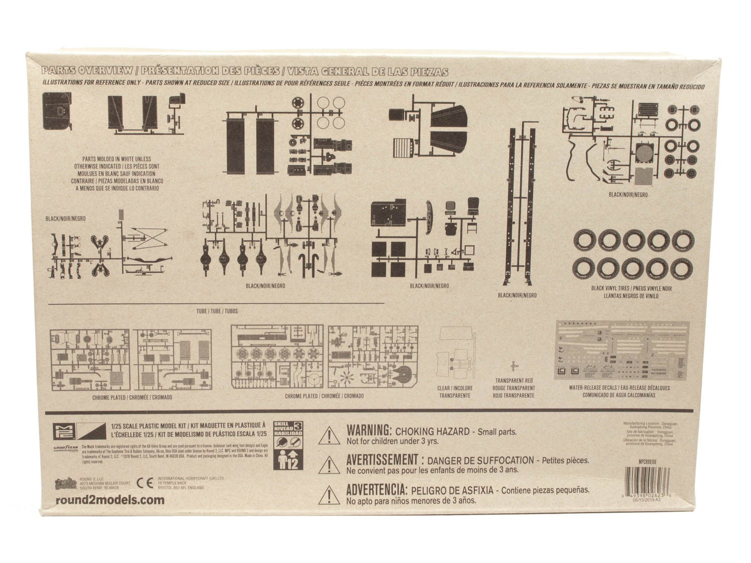 MPC Mack DM800 Semi Tractor 1:25 Scale Model Kit