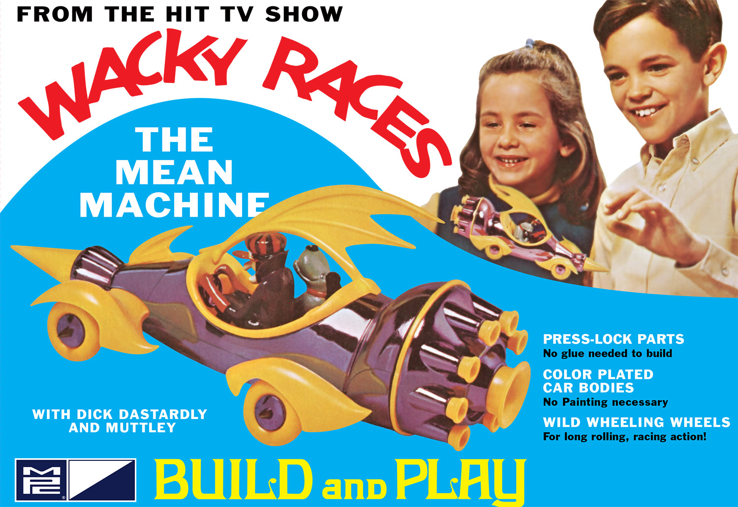 MPC Wacky Races - Mean Machine  (SNAP) 1:32 Scale Model Kit
