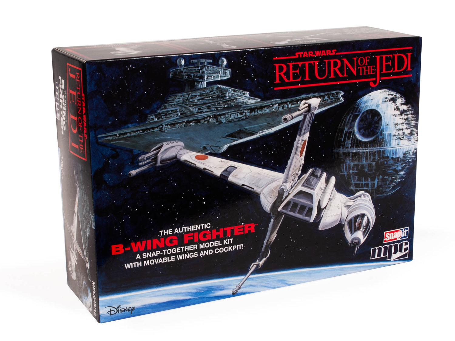 MPC Star Wars: Return of the Jedi B-Wing Fighter (Snap) 1:144 Scale Model Kit