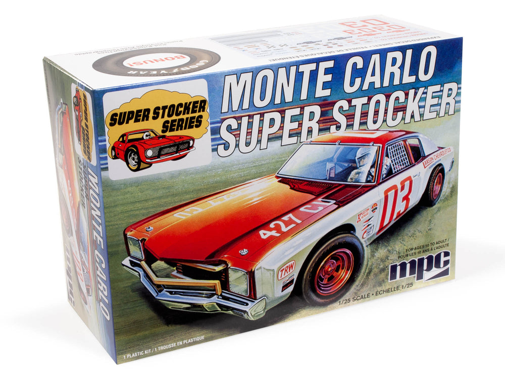 MPC 1971 Chevy Monte Carlo Super Stocker 1:25 Scale Model Kit