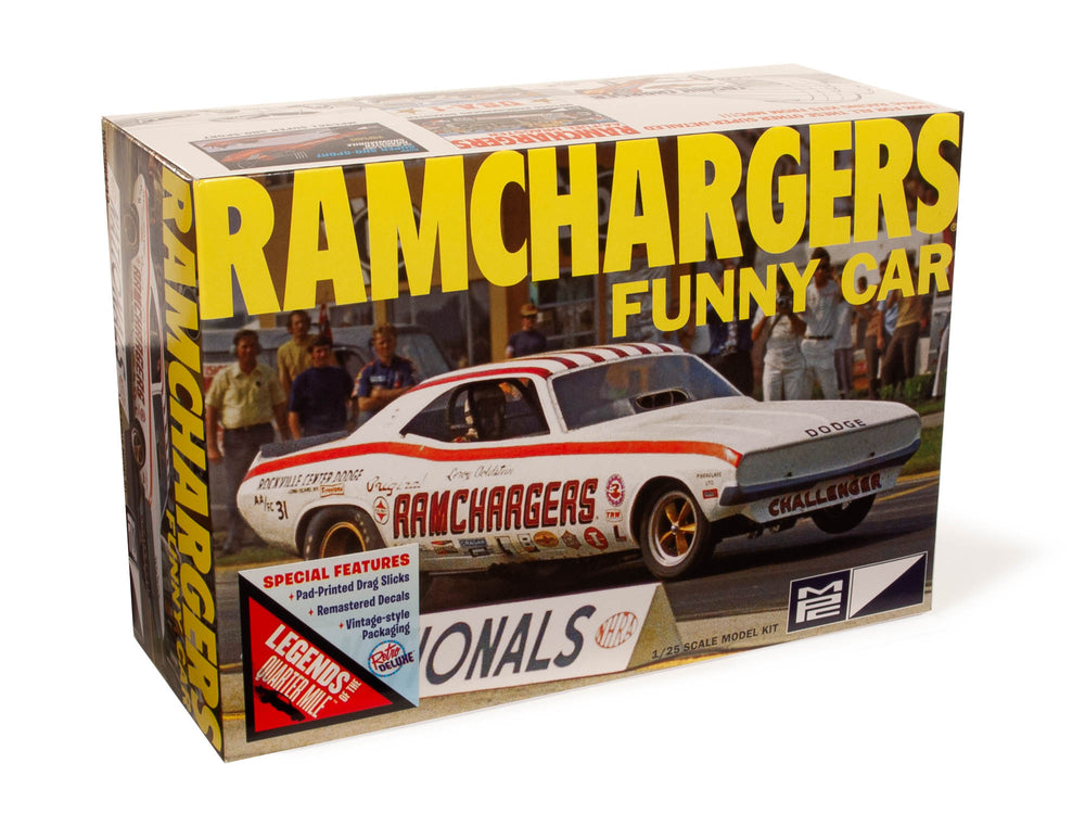 MPC Ramchargers Dodge Challenger Funny Car 1:25 Scale Model Kit