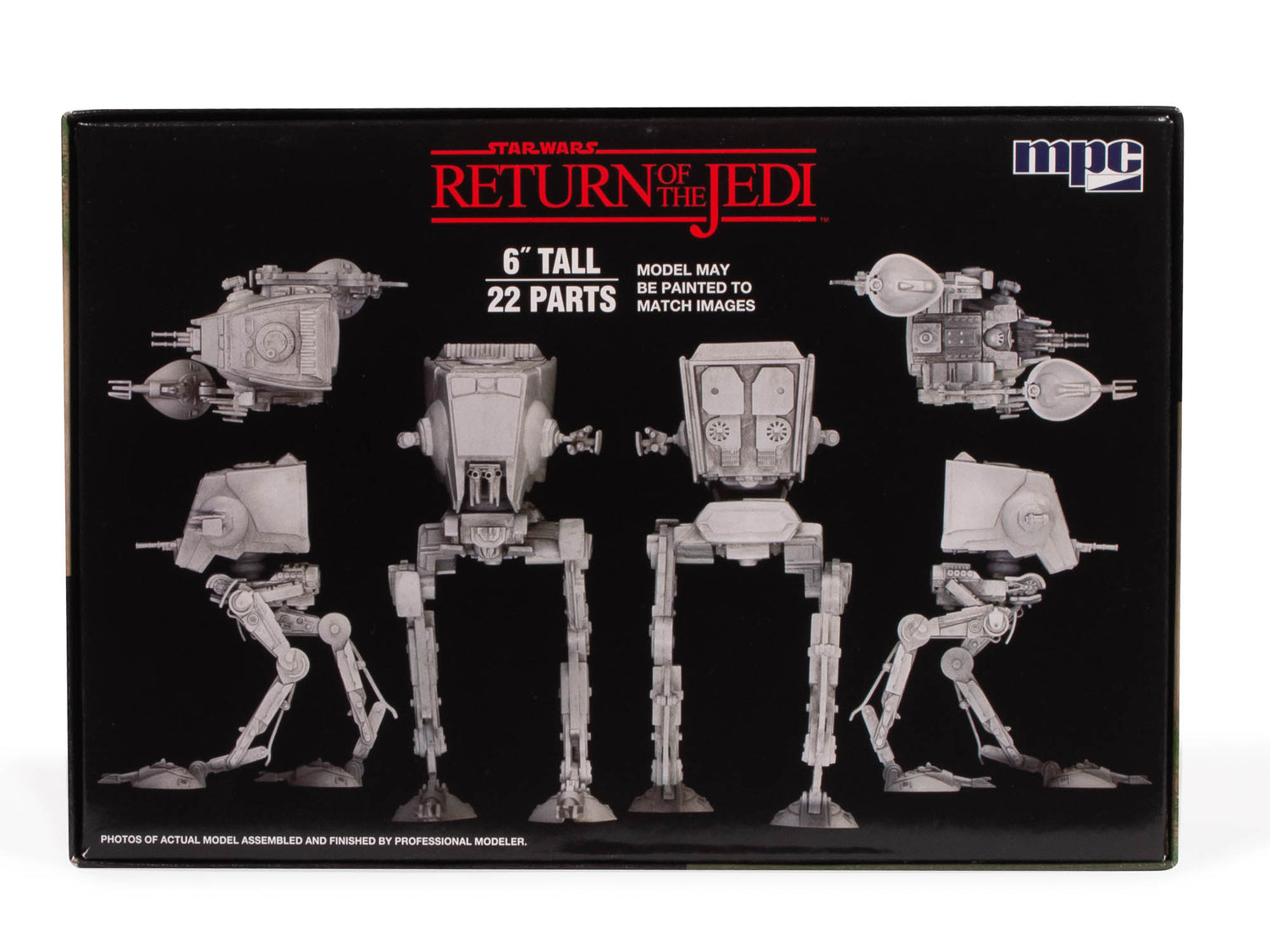 Back of Return of the Jedi AT-ST box