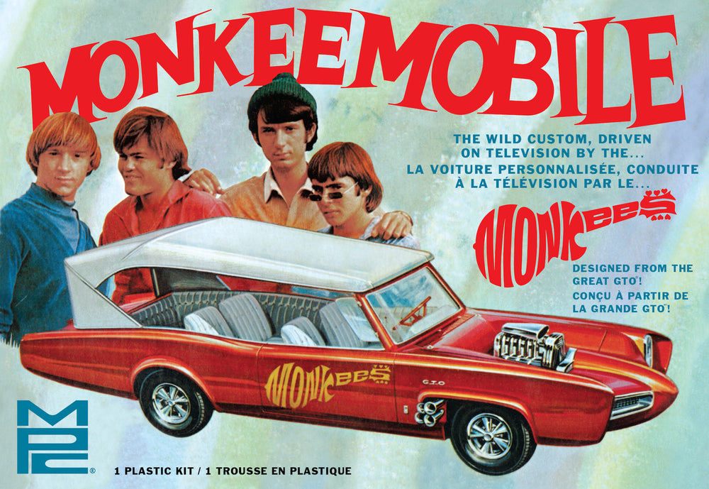 MPC Skill 2 Model Kit Monkeemobile The Monkees 1966-1968 TV Series 1-25 Scale Model Car