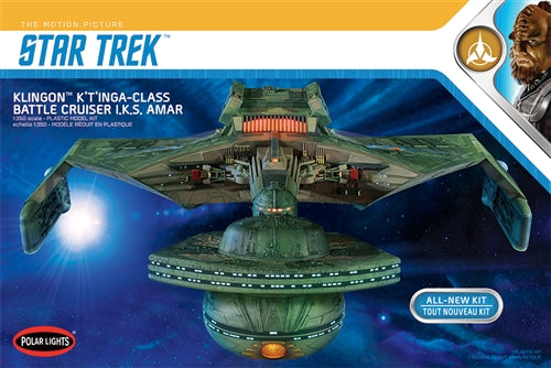 Polar Lights Star Trek Klingon K’t’inga 1:350 Scale Model Kit