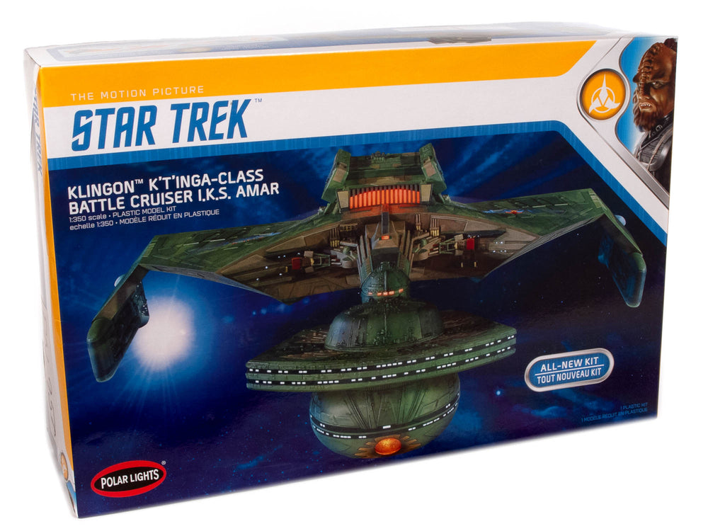 Polar Lights Star Trek Klingon K’t’inga 1:350 Scale Model Kit
